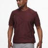 Regular Fit T-Shirt Knitted Maroon - Image 3