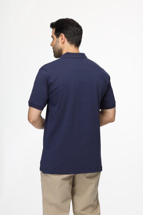Polo Shirt Regular Fit Dark Blue - Image 3