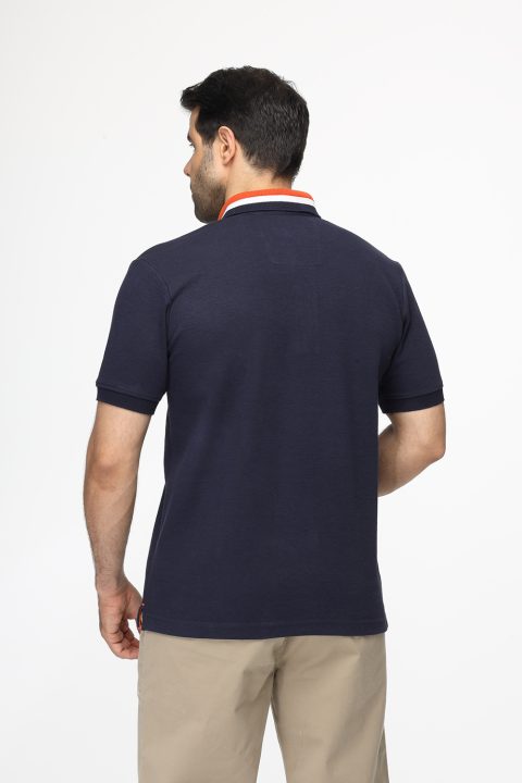 Polo Shirt Regular Fit Dark Blue - Image 3