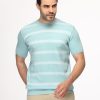 Regular Fit T-Shirt Knitted Light Green