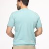 Regular Fit T-Shirt Knitted Light Green - Image 3