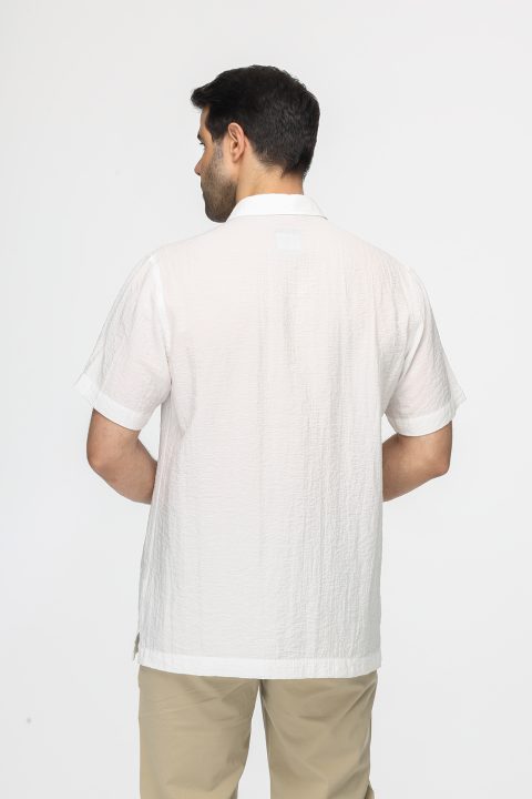 Regular Fit Shirt Half Off White - Image 3