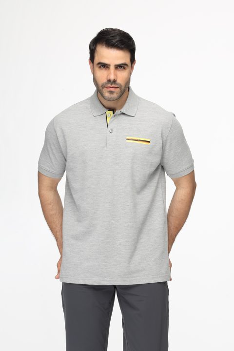 Polo Shirt Regular Fit Gray