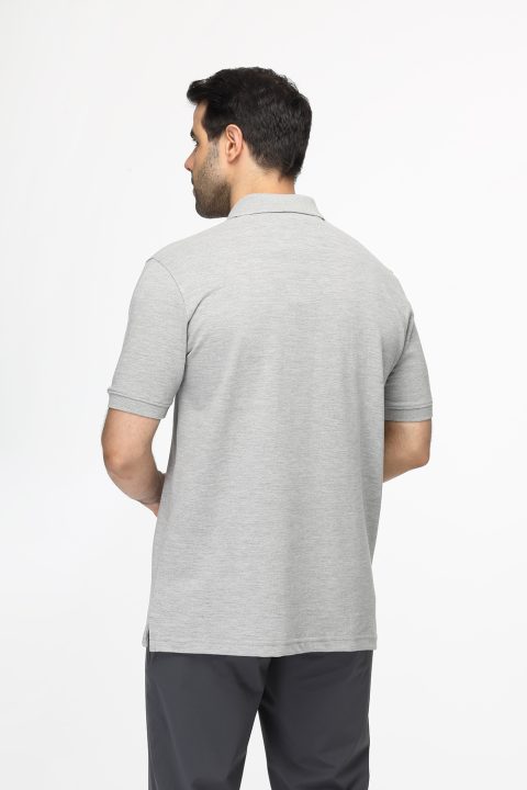 Polo Shirt Regular Fit Gray - Image 3