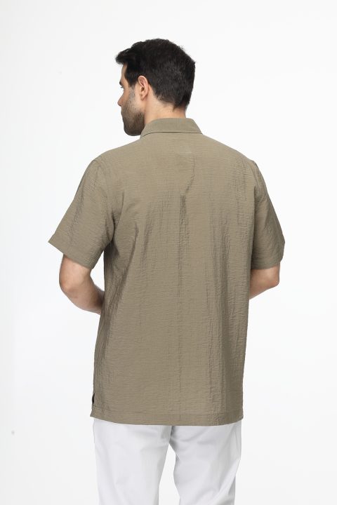 Regular Fit Shirt Half Green - Image 3