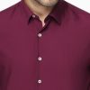 Classic Shirt Slim fit Maroon - Image 2