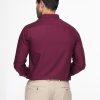 Classic Shirt Slim fit Maroon - Image 3