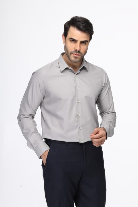 Classic Shirt Slim fit Gray