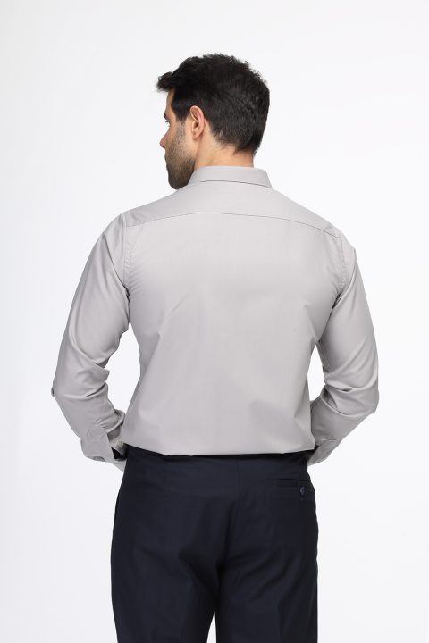 Classic Shirt Slim fit Gray - Image 3