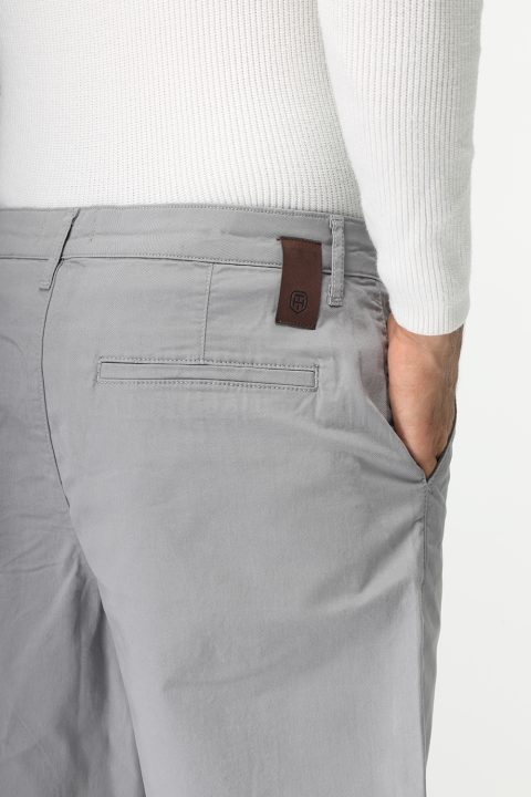 Regular Fit Chino Short Gray - Image 5