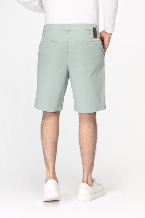 Regular Fit Chino Short Light Green - Image 5