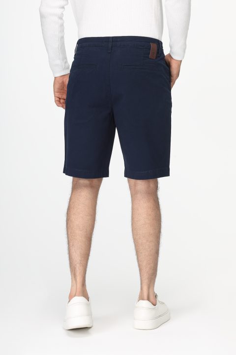 Regular Fit Chino Short Dark Blue - Image 5