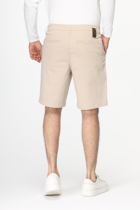 Regular Fit Chino Short Beige - Image 4