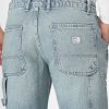 Regular Fit Jeans Short Blue - Image 4