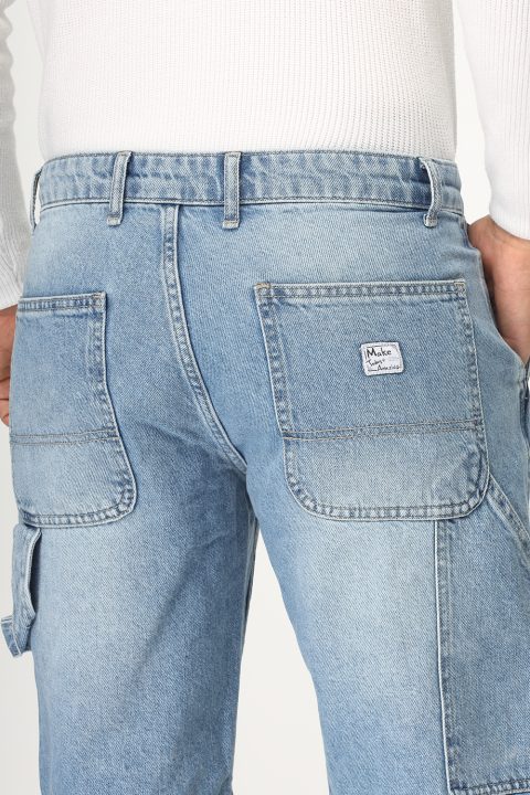 Regular Fit Jeans Short Light Blue - Image 4