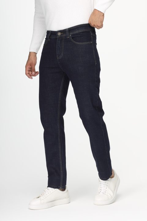 Regular Fit Trousers Jeans Dark Blue - Image 3