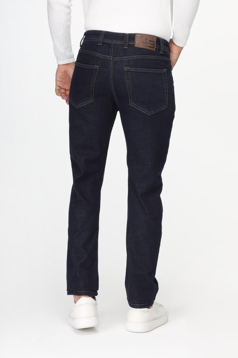 Regular Fit Trousers Jeans Dark Blue - Image 4