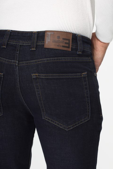 Regular Fit Trousers Jeans Dark Blue - Image 5