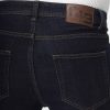Slim Straight Fit Trousers Jeans Dark Blue - Image 4