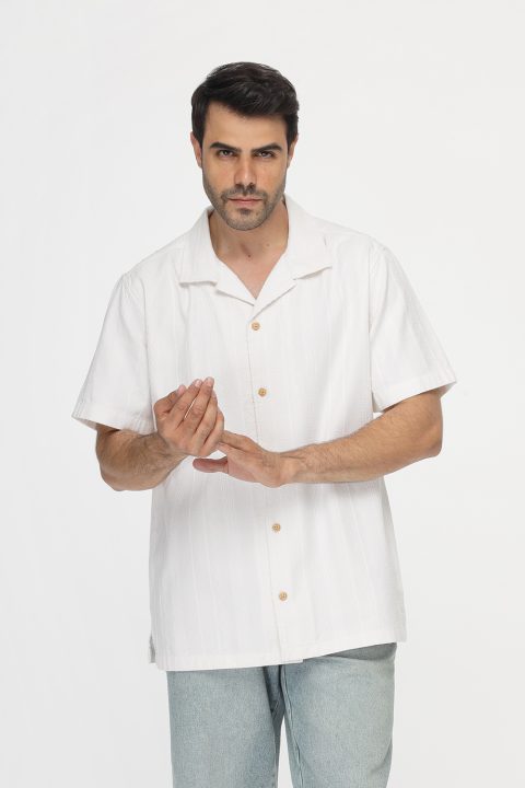 Relax Fit Shirt Half Off White
