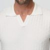 Polo Shirt Regular Fit Knitted Off White - Image 2
