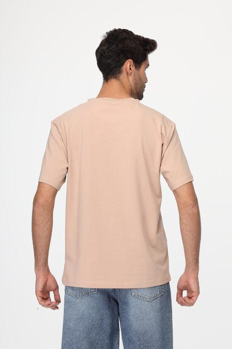 Relax Fit T-Shirt Beige - Image 3