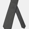 Jacquard Tie 7 cm Black - Image 2