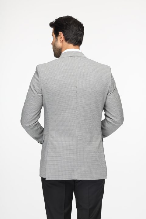Slim Fit Suit Light Gray - Image 6