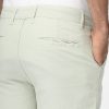 Regular Fit Linen Short Light Green - Image 5