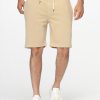 Regular Fit Melton Short Beige