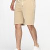 Regular Fit Melton Short Beige - Image 3