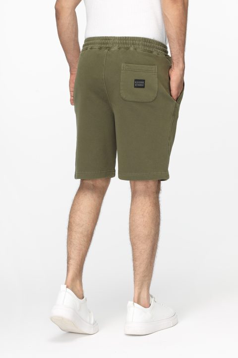 Regular Fit Melton Short Green - Image 5