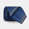 Stripe Tie 7 cm Dark Blue