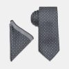 Jacquard Tie 7 cm Black