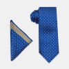 Jacquard Tie 7 cm Blue