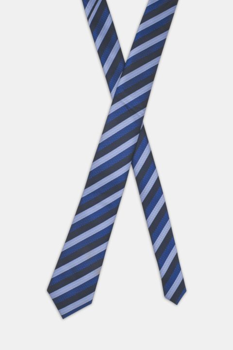 Stripe Tie 7 cm Light Blue - Image 2