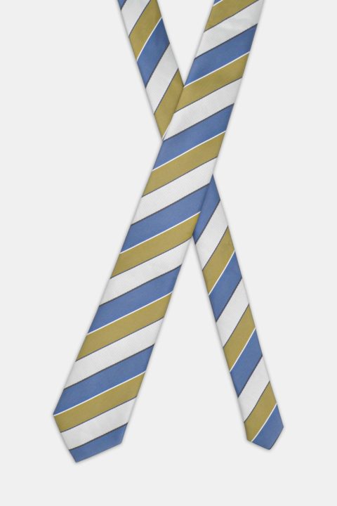 Stripe Tie 7 cm Light Blue - Image 2