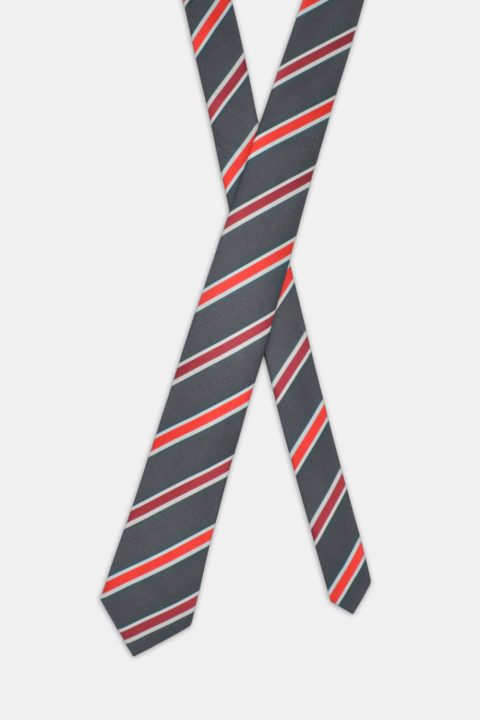 Stripe Tie 7 cm Black - Image 2