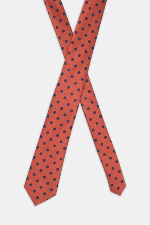 Jacquard Tie 7 cm Maroon - Image 2