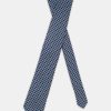 Jacquard Tie 7 cm Dark Blue - Image 2