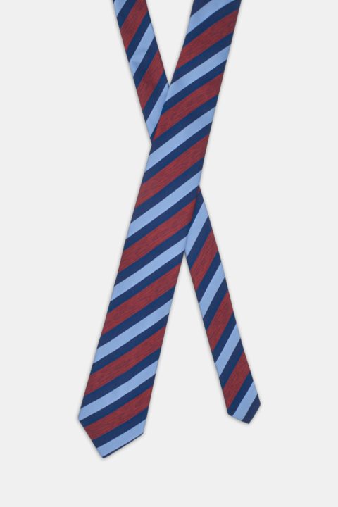 Stripe Tie 7 cm Dark Blue - Image 2