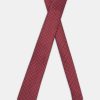 Jacquard Tie 7 cm Maroon - Image 2