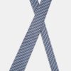 Jacquard Tie 7 cm Dark Blue - Image 2