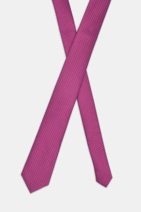 Jacquard Tie 7 cm Maroon - Image 2