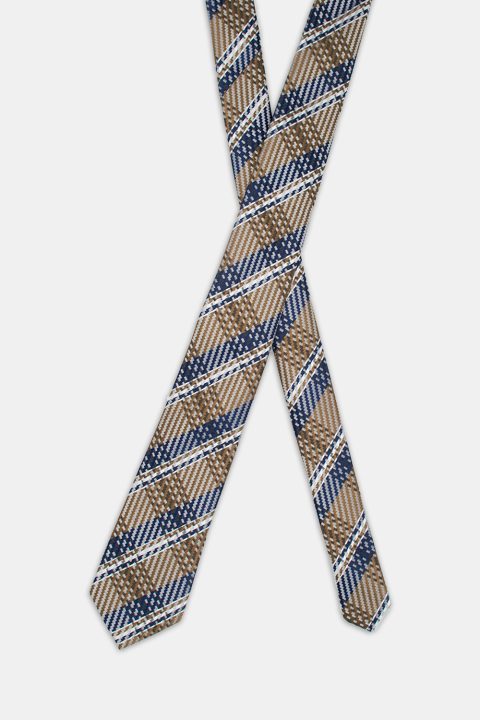 Stripe Tie 7 cm Beige - Image 2