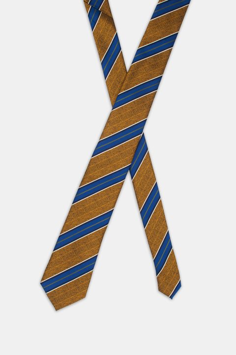 Stripe Tie 7 cm Dark Blue - Image 2
