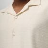 Relax Fit Shirt Half Beige - Image 5
