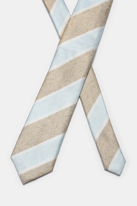 Stripe Tie 7 cm Light Blue - Image 2
