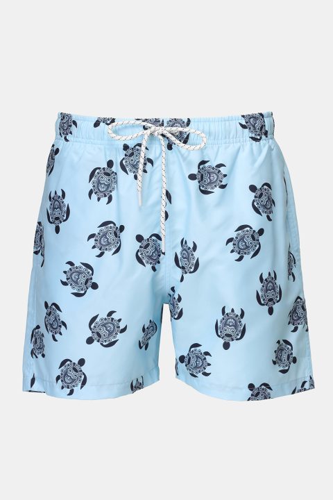 Regular Fit Swim Suit Light Blue