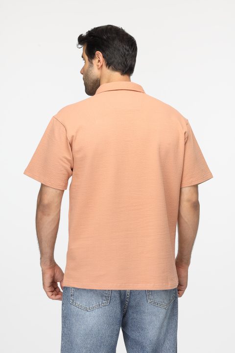 Polo Shirt Relax Fit Brown - Image 3